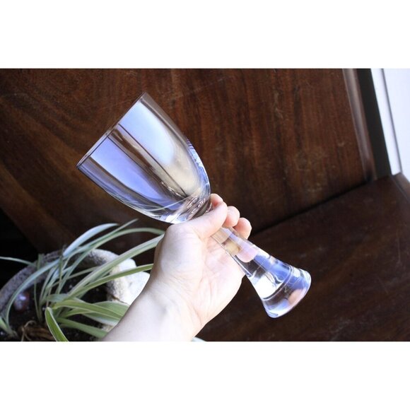 1960s elegant single wine glass, Holmegaard Princess line style glassware, gift - Picture 7 of 9